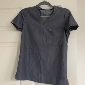 Figs Scrubs High-waisted Grey Joggers Set